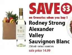 Festival Foods Rodney Strong Alexander Valley Sauvignon Blanc offer