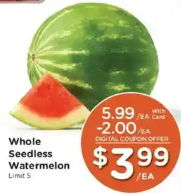 Dillons Whole Seedless Watermelon offer