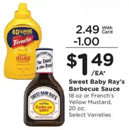 Dillons Sweet Baby Ray's Barbecue Sauce offer