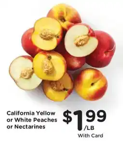 Dillons California Yellow or White Peaches or Nectarines offer