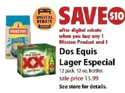 Festival Foods Dos Equis Lager Especial offer