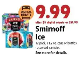 Festival Foods Smirnoff Ice offer