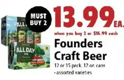 Festival Foods Founders Craft Beer offer