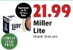 Festival Foods Miller Lite offer
