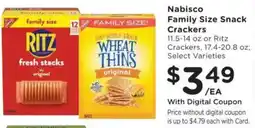 Dillons Nabisco family size snack crackers offer
