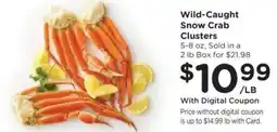 Dillons Wild-Caught Snow Crab Clusters offer