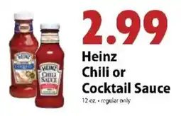 Festival Foods Heinz Chili or Cocktail Sauce offer