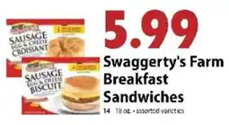 Festival Foods Swaggerty's Farm Breakfast Sandwiches offer