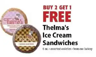 Thelma's Ice Cream Sandwiches