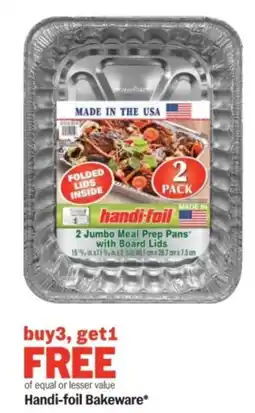 Meijer Handi-foil Bakeware offer