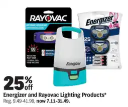 Meijer Energizer and Rayovac Lighting Products offer