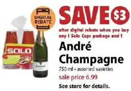 Festival Foods André Champagne offer