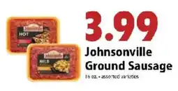 Festival Foods Johnsonville Ground Sausage offer