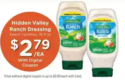 Dillons Hidden Valley Ranch Dressing offer