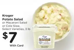 Dillons Kroger potato salad offer