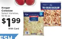 Dillons Kroger coleslaw offer