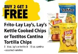 Festival Foods Frito-Lay Lay's or Tostitos Cantina Tortilla Chips offer