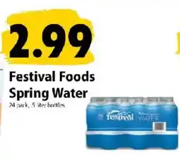 Festival Foods Festival Foods Spring Water offer