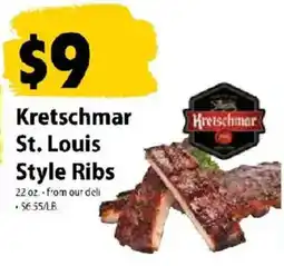 Festival Foods Kretschmar St. Louis Style Ribs offer