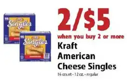 Festival Foods Kraft American Cheese Singles offer
