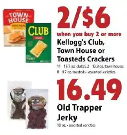 Festival Foods Kellogg's Club, Town House or Toasted Crackers offer