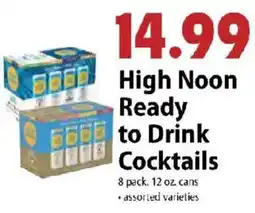 Festival Foods High Noon Ready to Drink Cocktails offer