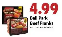 Festival Foods Ball Park Beef Franks offer