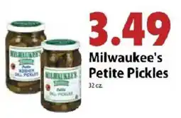 Festival Foods Milwaukee's Petite Pickles offer