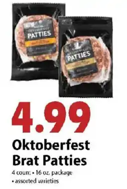 Festival Foods Oktoberfest Brat Patties offer