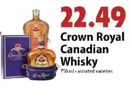 Festival Foods Crown Royal Canadian Whisky offer