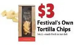 Festival Foods Festival's Own Tortilla Chips offer