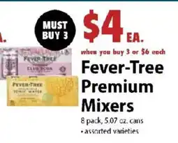 Festival Foods Fever-Tree Premium Mixers offer
