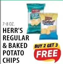 Karns Herr's regular & baked potato chips offer