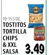 Karns Tostitos tortilla chips & xxl salsa offer