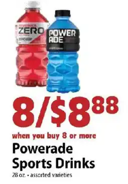 Festival Foods Powerade Sports Drinks offer
