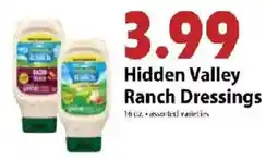 Festival Foods Hidden Valley Ranch Dressings offer
