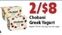 Festival Foods Chobani Greek Yogurt offer