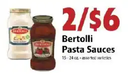 Festival Foods Bertolli Pasta Sauces offer