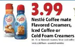 Festival Foods Nestlé Coffee mate Flavored Creamers offer