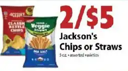 Festival Foods Jackson's Chips or Straws offer