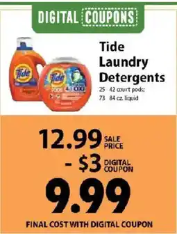 Festival Foods Tide laundry detergents offer
