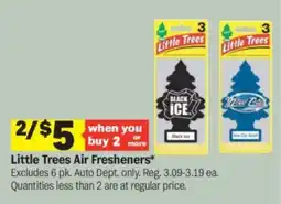 Meijer Little Trees Air Fresheners offer