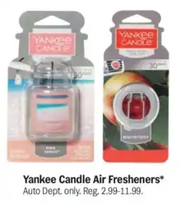 Meijer Yankee Candle Air Fresheners offer