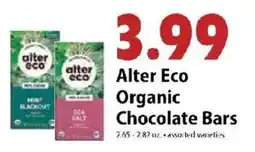 Festival Foods Alter Eco Organic Chocolate Bars offer