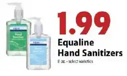 Festival Foods Equaline Hand Sanitizers offer