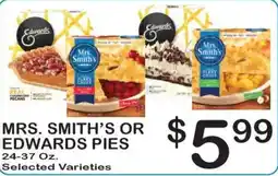 Foodland Mrs. Smith's or Edwards Pies offer