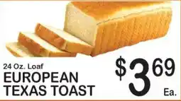 Foodland European texas toast offer