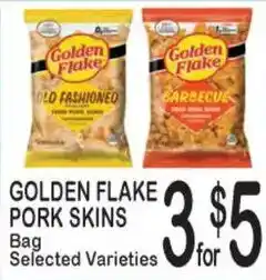 Foodland Golden Flake pork skins offer