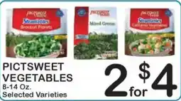 Foodland Pictsweet vegetables offer