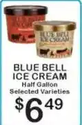 Foodland Blue Bell ice cream offer